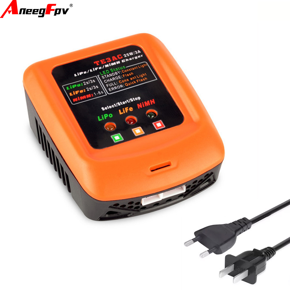 Drone Charger - TE3AC 100V-240V 25W/3A Professional Balance Charger