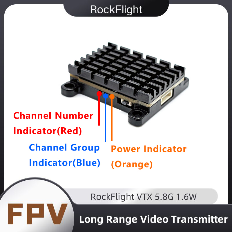 RockFlight TX663 VTX 5.8G 48CH - đánh giá và giá Drone Receiver