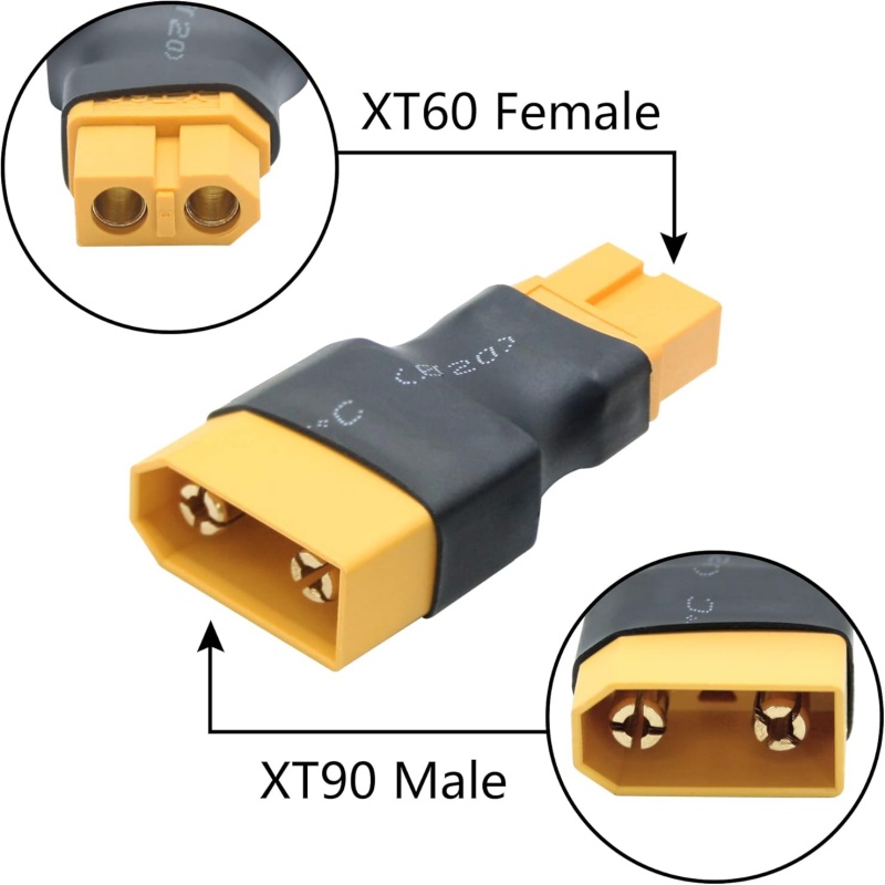2Pcs/Lot XT90 Male Female to X - đánh giá và giá Drone Charger