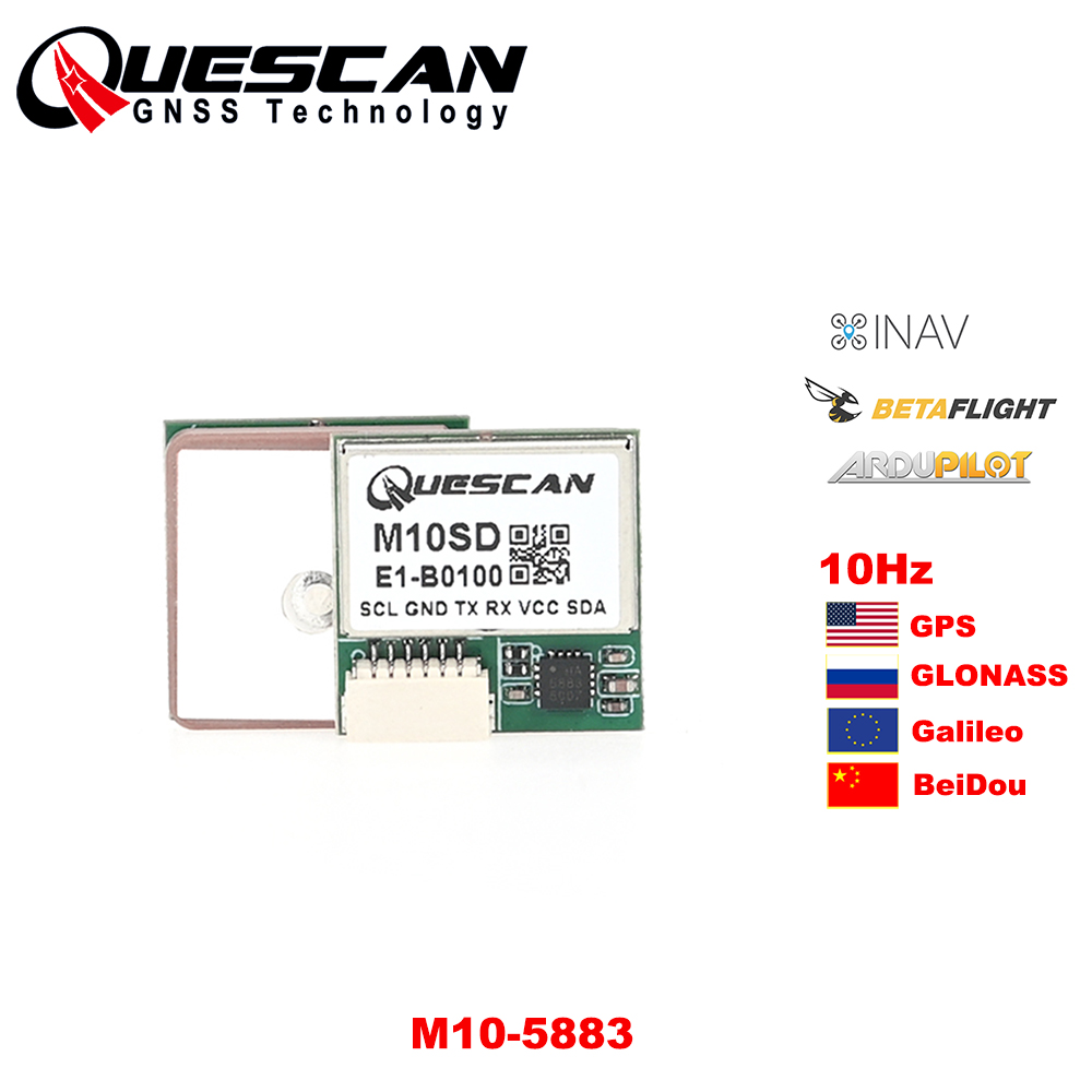 QUESCAN 18mm Drone FPV M10 GPS - đánh giá và giá Drone Compass