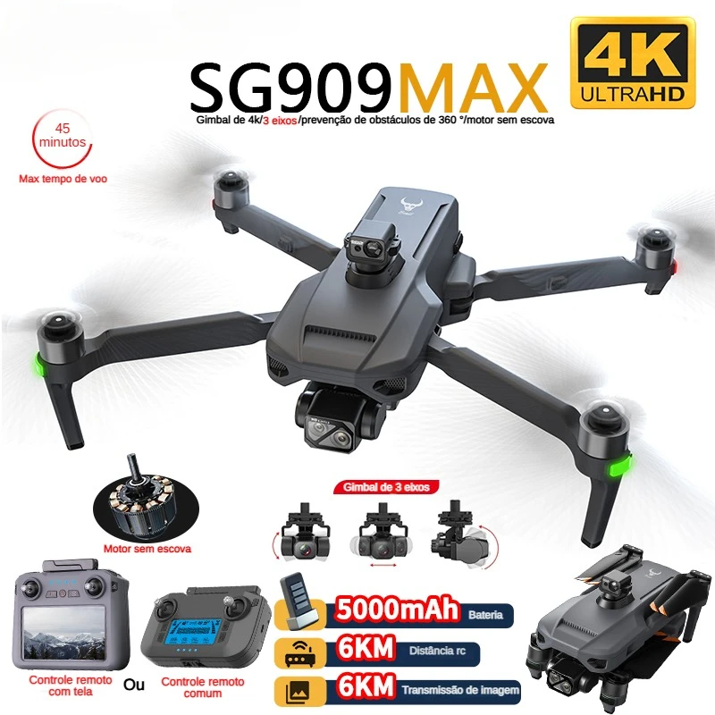 ZLL SG909 SG909MAX Professiona - đánh giá và giá Drone Gimbal